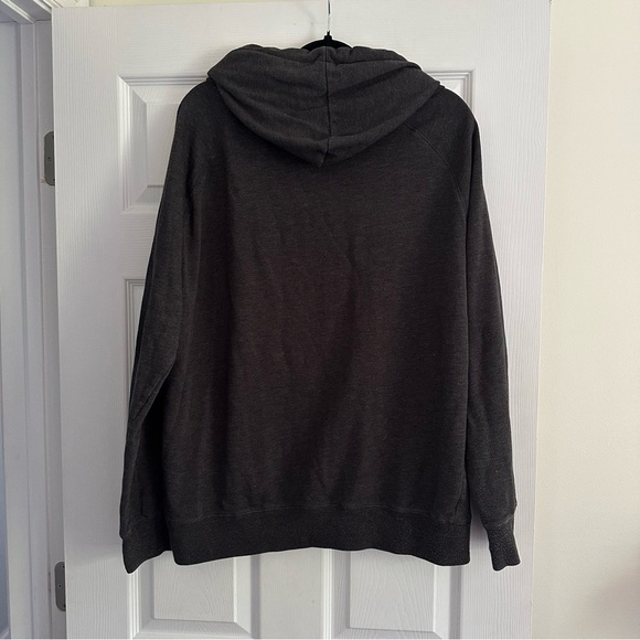 Size L Men’s Tentree Grain Mark Grey Hoodie - Picture 3 of 5